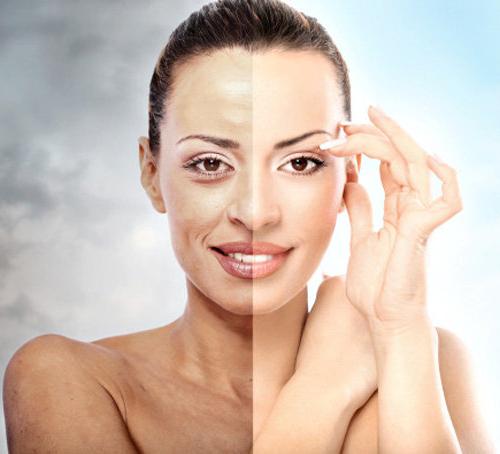 Hyaluronsyre for ansiktet i kosmetikk og kosmetikk