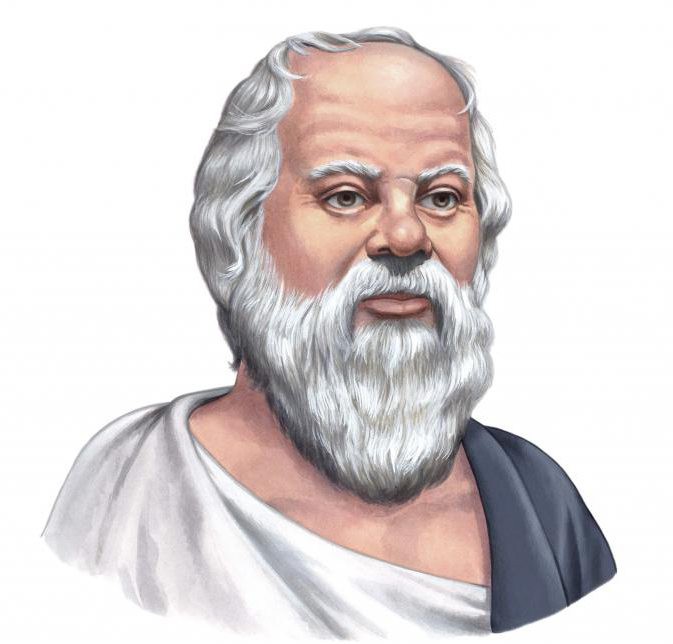 heroisk død av Sokrates