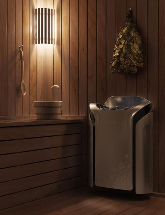 Elektriske saunaovner: fordeler, installasjonsregler og driftsfunksjoner